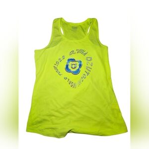 NWOT Ozuna World Tour 2022, Mens Large, Bright Yellow Graphic Tank Top